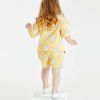 Baby Cartoon Rabbit Pattern Short Sleeve Tops With Shorts Sets